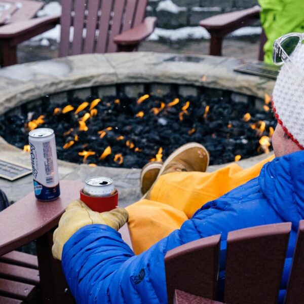 We look forward to Après Ski by the fire every weekend!